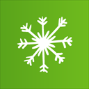 snow particle christmas clip art icon